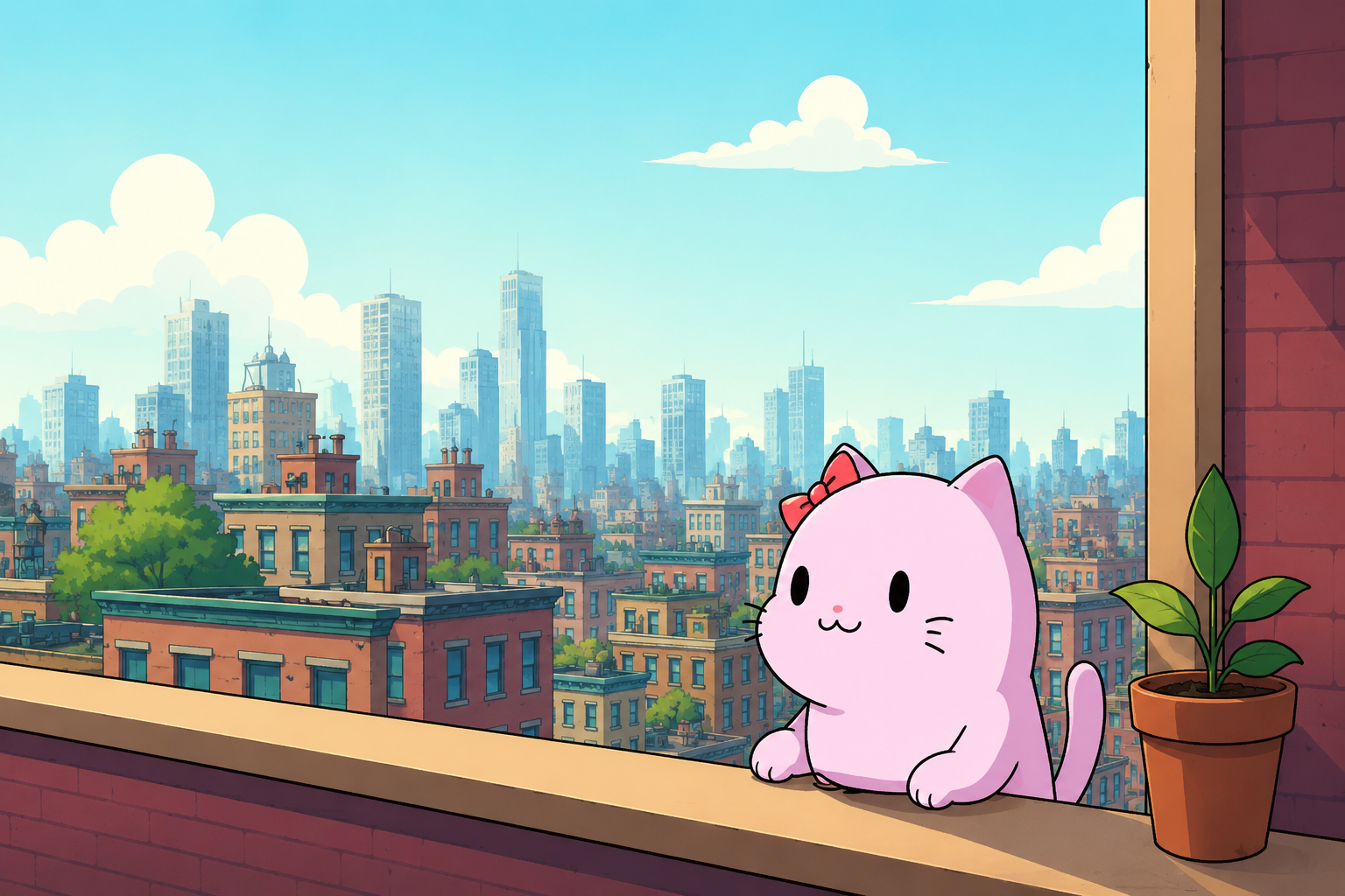 CUB overlooking the city